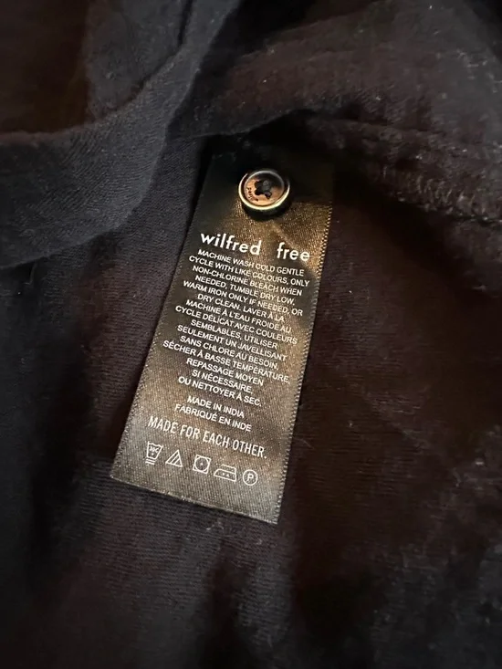 Wilfred Black Lightweight Tunic Top - Picture 3 of 14